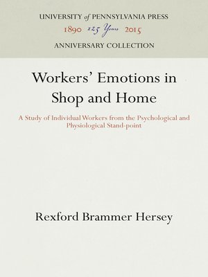 cover image of Workers' Emotions in Shop and Home